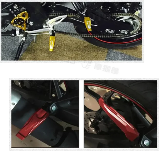 

motorcycle rear foot pegs CNC Tmax dirt bike footrest footpedals for yamaha max t-max500 tmax 500 2011 2010 2009 2008 2007