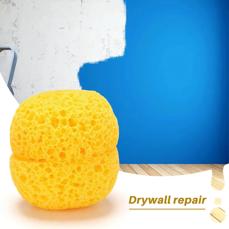 4Pcs Texture Sponge Drywall Texture Sponge Texture Patch Sponge for Texture Repair DIY Painting Ceiling (12 x 9 x 7cm)