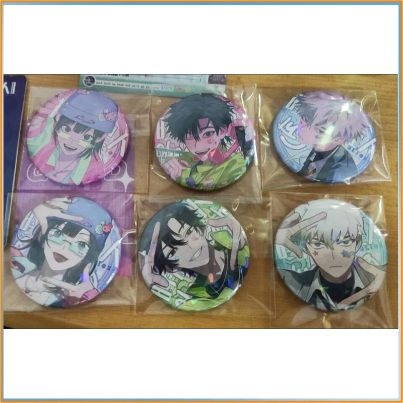 Link Click Anime 75mm Pin Badge Charles Lucas Lu Guang Cheng Xiaoshi Badge Pins ( In Stock )