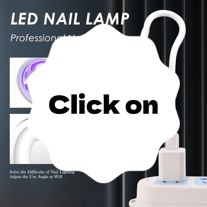 USB Powered LED Nail Lamp With Flexible Gooseneck And Fast Curing Perfect For Home DIY Nail Art Professional Salon Use