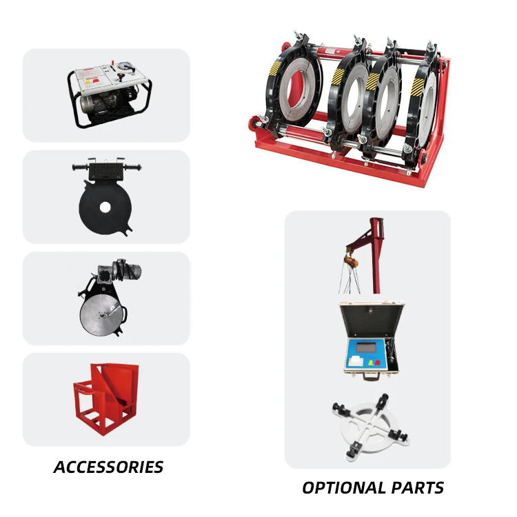 ISO Certified DN160 to DN400 HDPE Pipes Hydraulic Butt Fusion Welder PE Pipe Jointing Machine