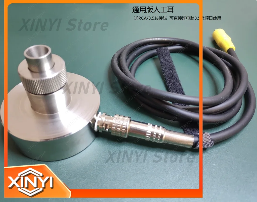 Headphone Test Frequency Response Meter IEC711 Artificial Ear Front Enlarged Version for Headphones