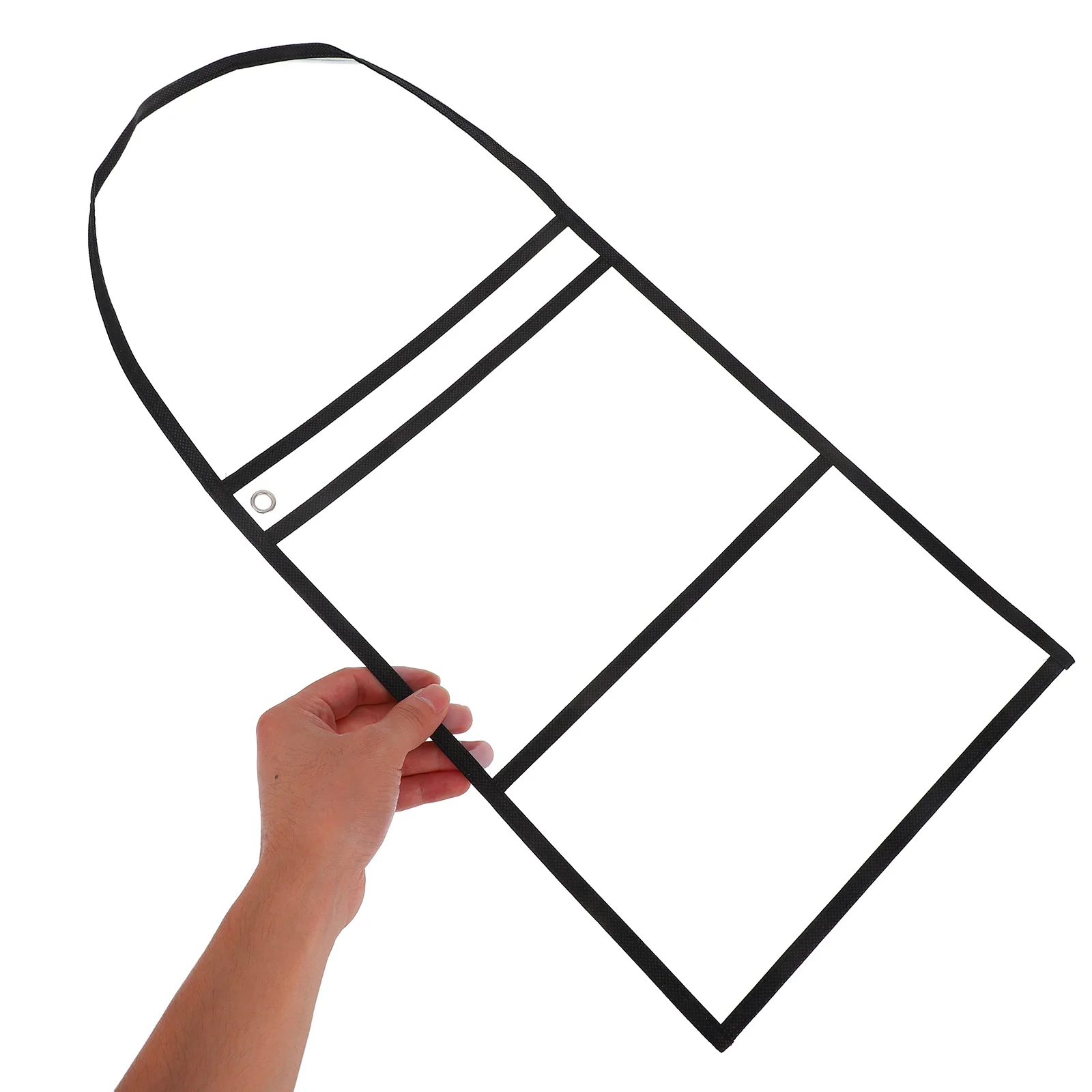 5 tasche trasparenti cancellabili a secco, portadocumenti trasparenti riutilizzabili, manico portatile per la archiviazione di documenti per ufficio in classe