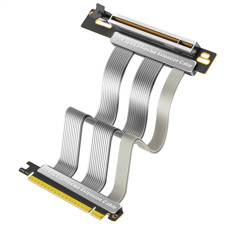 

AT82-Pcie 5.0 16X Кабель карты расширения 90-градусная вертикальная установка Монтаж для графического процессора для настольных компьютеров PCI-E 5.0