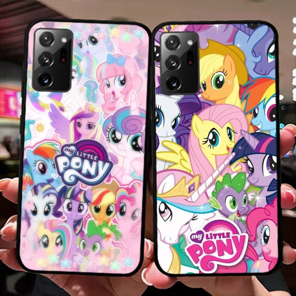 Cartoon L-Little Unicorns Cute Pony Phone Case For Samsung Note 8 9 10 20 pro plus lite M 10 11 20 30 21 31 51 A 21 22 42 02 03