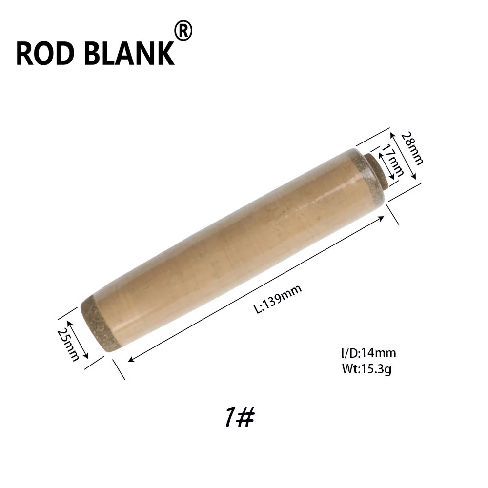 Rod Blank Casting Cork Grip Fishing Rod Handle Building Component Pole DIY Repair Accessory