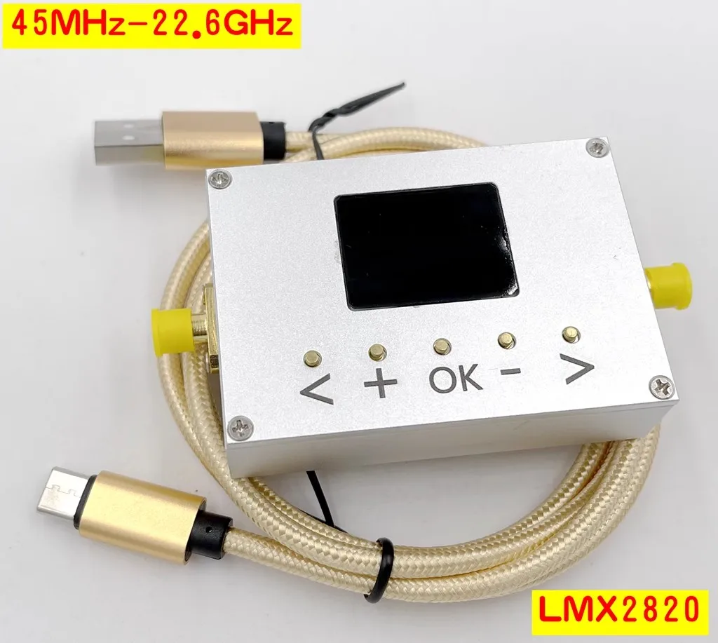 LMX2820 45Mhz a 22.6GHz generatore di segnale sorgente di segnale RF PLL oscillatore Radar onda continua per amplificatore radioamatoriale