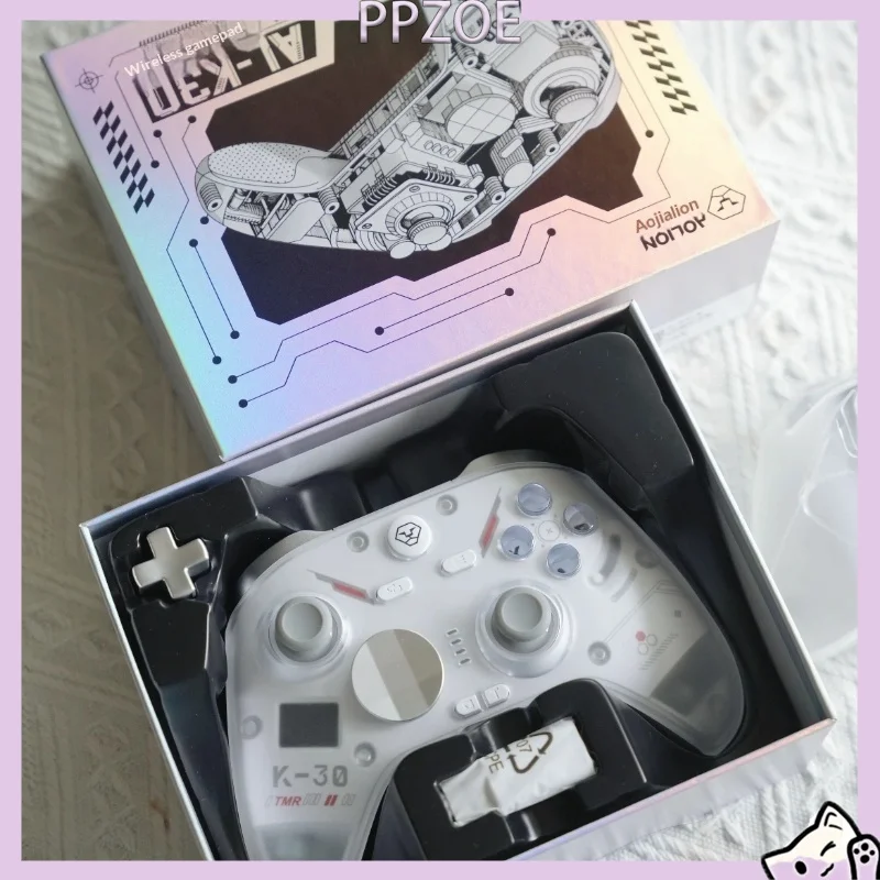 AOLION K30 Custom Wireless Game Controller for PC Steam Nintendo Switch NS2 Smartphone iPad RGB Programmable Gamepad