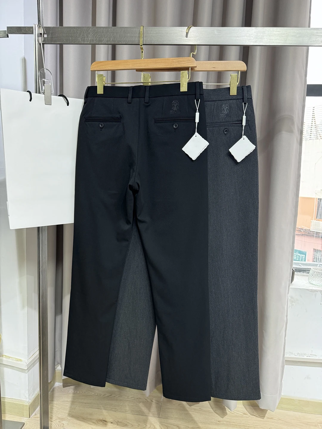 BLLIYOSS Old Money 2024 Casual pants Men New Elastic Straight long Slim Fit Feet pants Customized Italia Comfort Denim Fabric