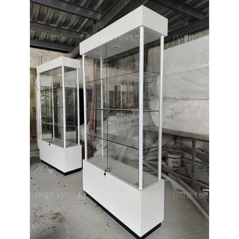 

Customize.Economic Display Stand Glasses Store Display Racks Glass Showcase with Lights