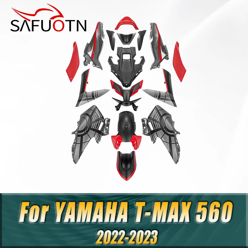 

TMAX560 Fairings Motorcycle Injection Panel Bodywork Frame Protector Kit For Yamaha TMAX T MAX T-MAX 560 2022 2023 ABS Plastic