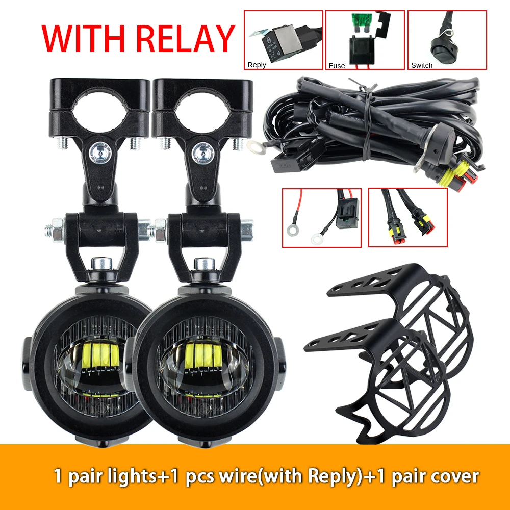 Upgrade Motorfiets mistlamp Extra Verlichting Helderdere Lamp 40W 6000K voor BMW R1200GS F800GS F700GS F650 K1600