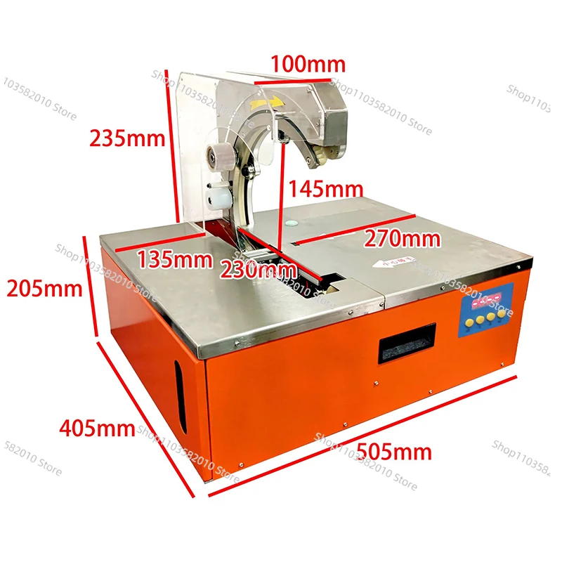Supermarket Automatic Electric Vegetable Bundler, Wrapping Film Strapping Hardware Banding Machine