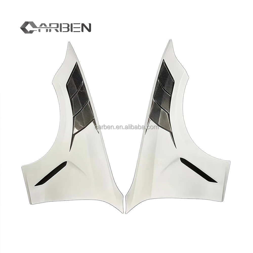 

Высококачественное переднее крыло из углеродного волокна Carben для 3-й серии G20 G28, углеродно-черное уплотнение с болтами, новое состояние