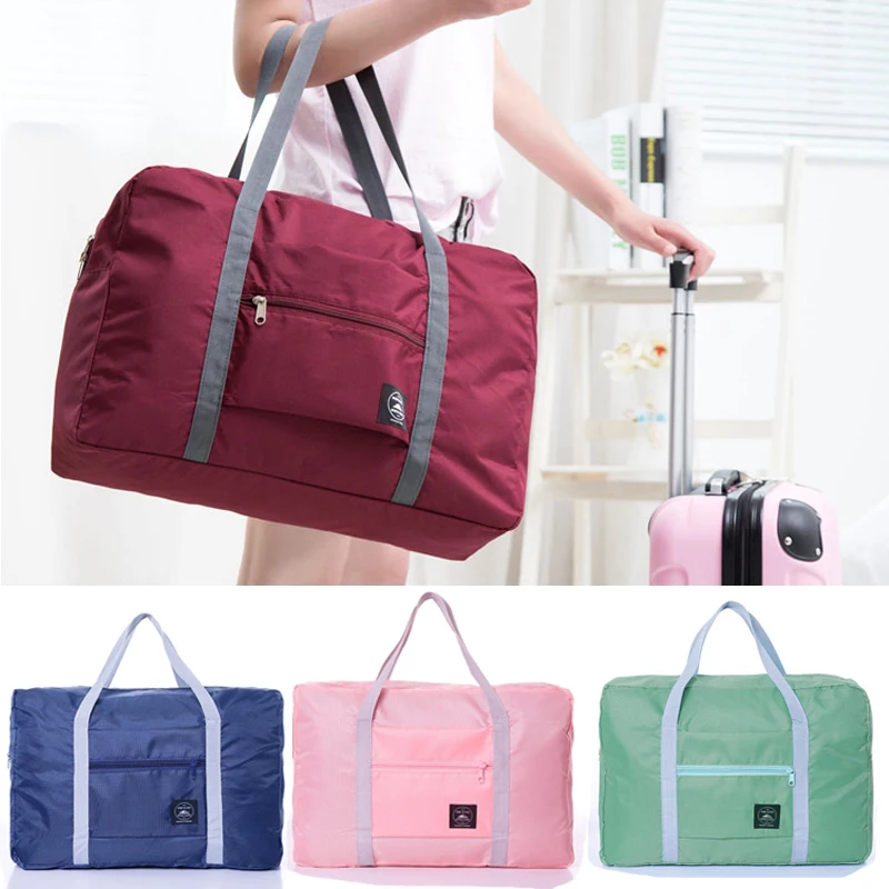 

2023 Travel Bag Women Handbags Luggage Foldable Gadgets Organizer Large Capacity Holiday Traveler Accessories Storage Tote