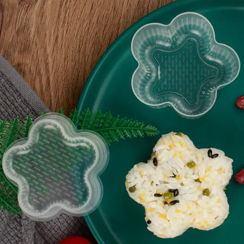 

1/7/8Pcs Rice Ball Sushi Mold Set Sushi Tools Children Bento Seaweed Triangle Rice Ball Mold Baking Mould Supplies Sushi Maker