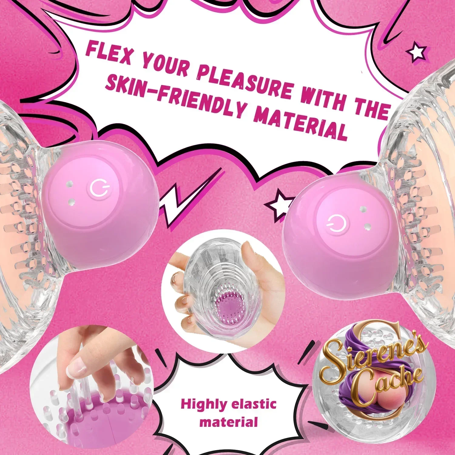 SCNipple Sucker Vibrator for Women Clitoris Pump Breast Stimulator Female Masturbation Adult Sex Toys Couples Sexy Accessory 18