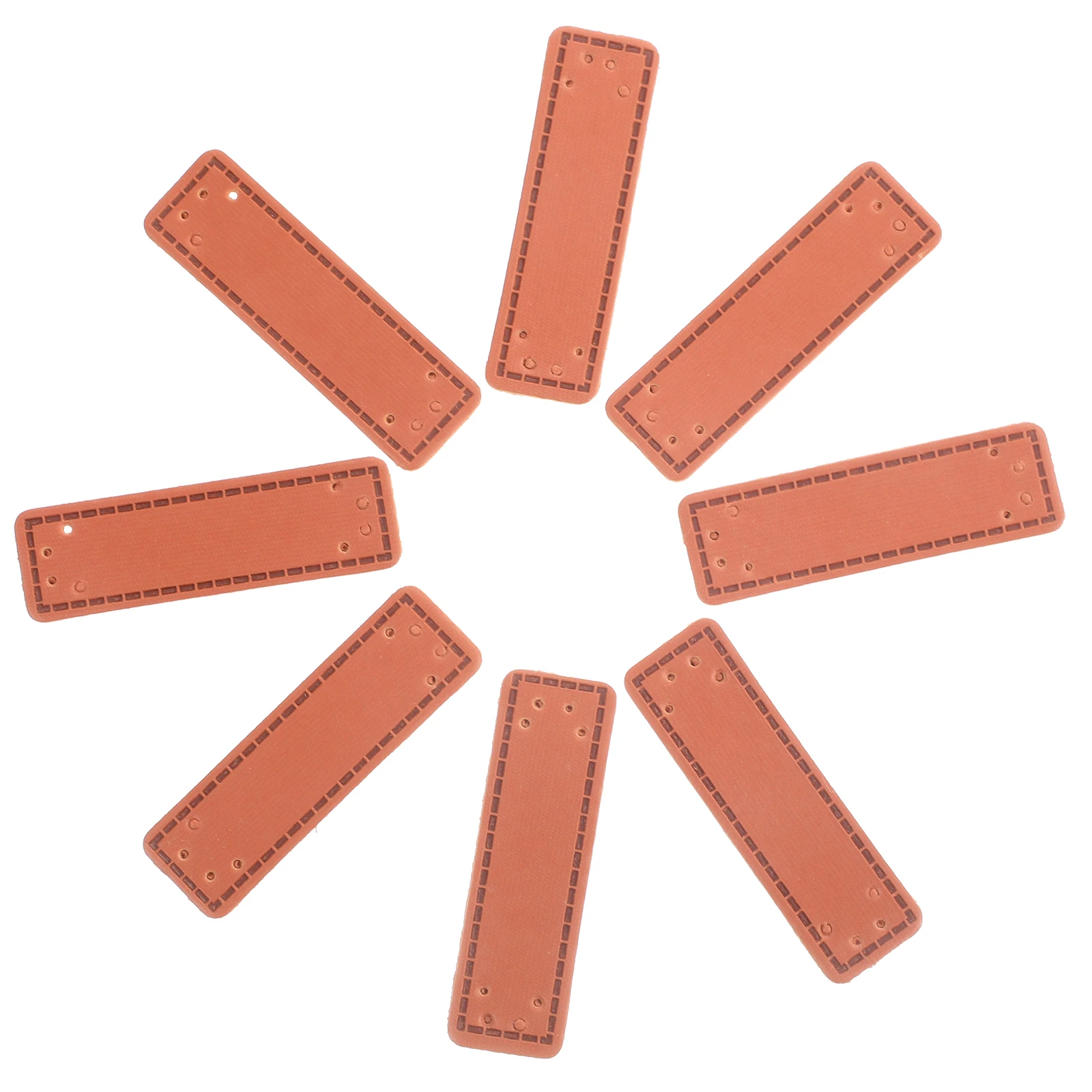 

100pcs Tag DIY Clothing Embossed Labels Sew on Tags Jeans Shirts Coats Sweaters Hats Bags Premium Material Flexible Easy