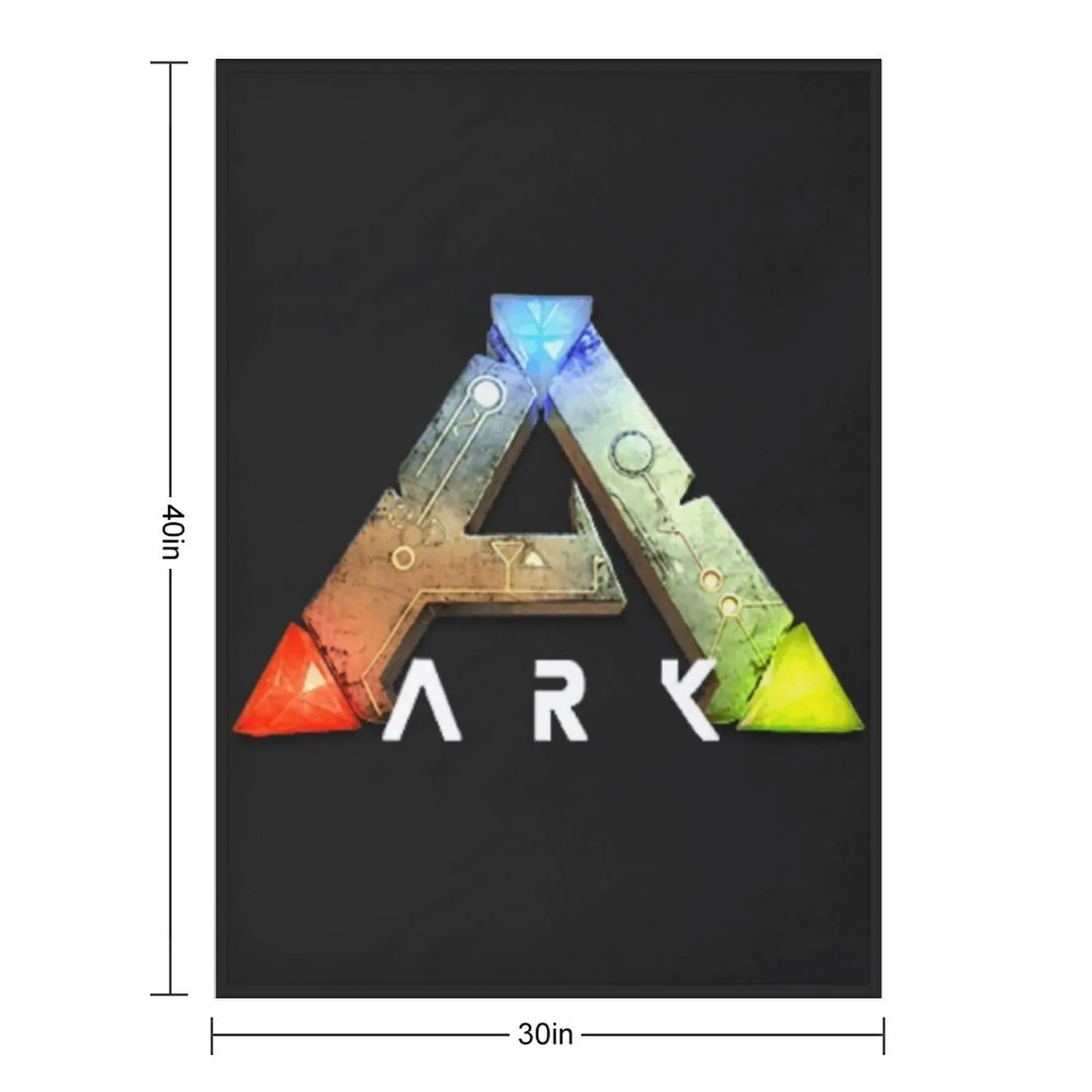 Ark Survival Logo Throw Blanket Soft Plaid Flannel Fabric valentine gift ideas Vintage Blankets