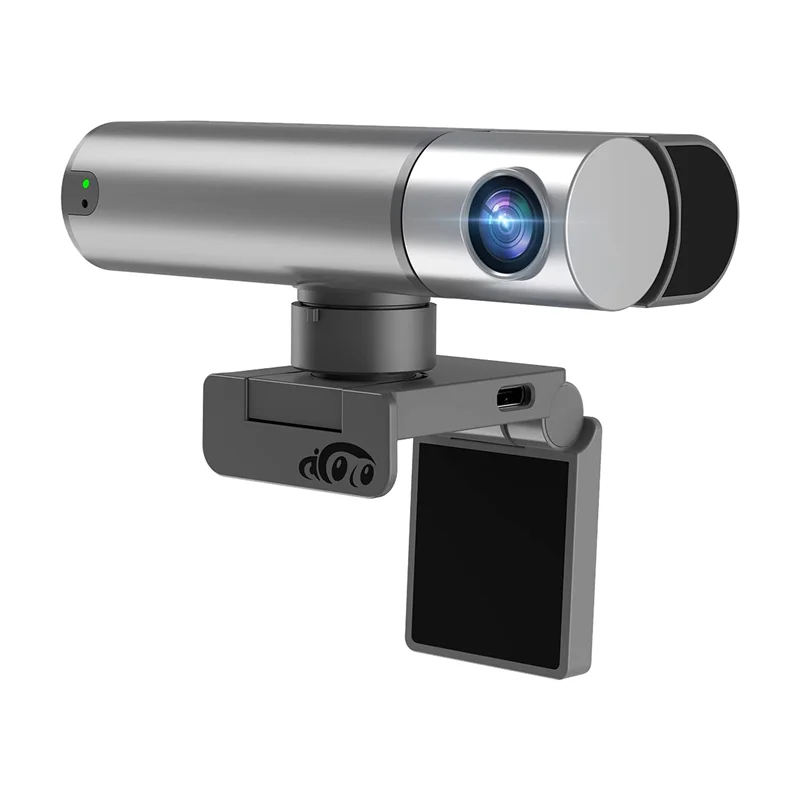 

New 2K Webcam with Intelligent Sensor, AI Auto Tracking, Gesture Control, Zoom Computer Camera for YouTube Gaming Conference