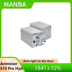 Antminer-máquina de minería S19pro Hyd 184T ± 10%, 380V, 12kW, novedad