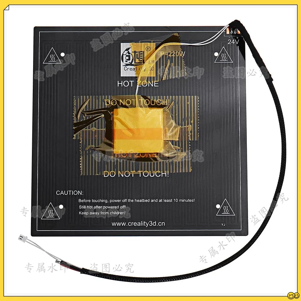 Creality 3D Ender-3 V2 24 В 220 Вт 235*235*3 мм MK3 алюминиевый комплект горячей кровати с подогревом для Ender-3 Pro Ender-5 CP-01 детали 3D-принтера Creality 3D Ender-3 V2 24 В 220 Вт 235*235*3 мм MK3 алюминиевый комплект горячей кровати с подогревом для Ender-3 Pro Ender-5 CP-01 детали 3D-принтера