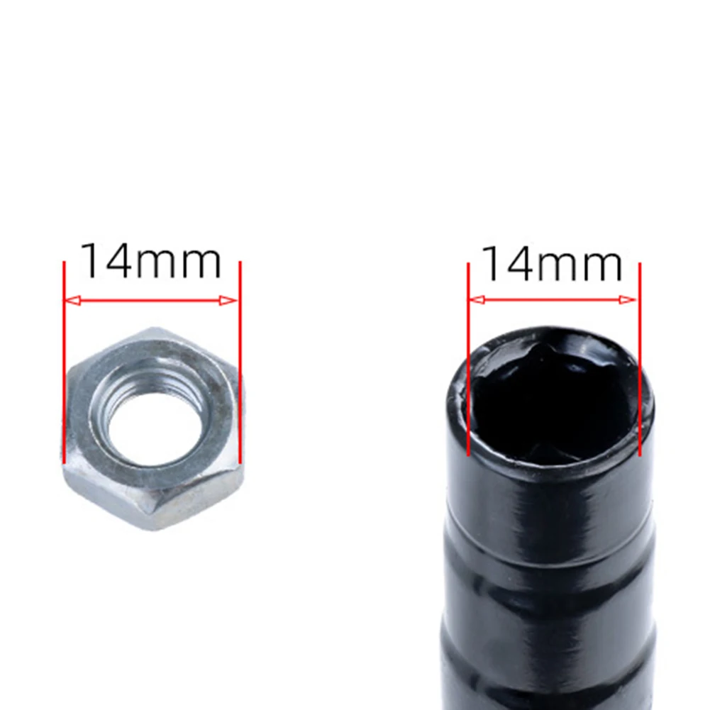 1/4pcs Ceiling Leveling Sleeve Lengthening Hollow Screw Nut Hexagon Socket 1/2inch Quad Connector For Drilling Installation