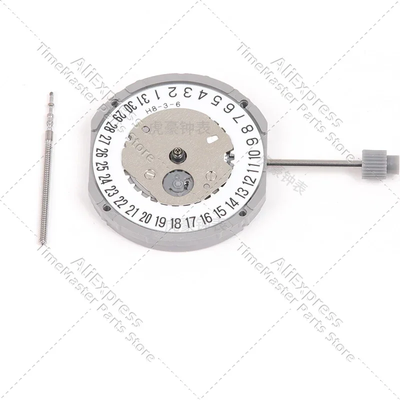 Jam tangan dan jam GN10 gerakan kuarsa MIYOTA asli baru diimpor dari Jepang tanggal jam 3:00