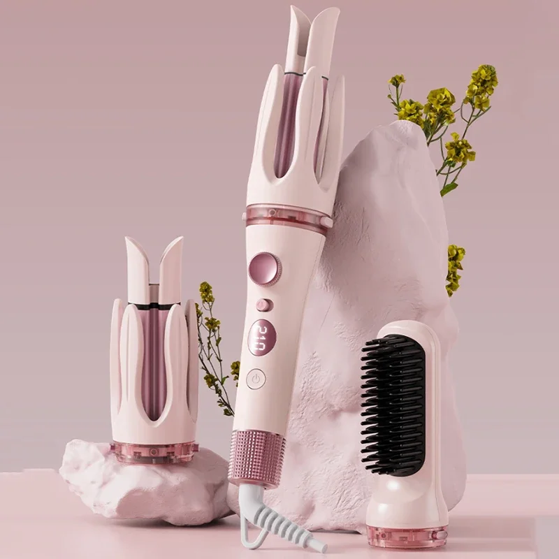 

Curly/Straight Hair Negative Ion Automatic Curling Iron Household Portable Curling Iron Curling Iron Tool Salon Accessories