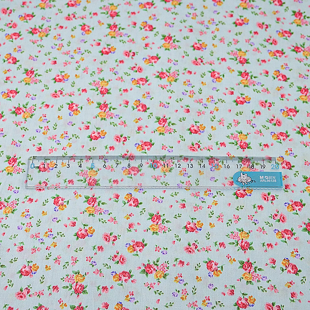 Teramila Rose Gedruckt Baumwolle Stoffe durch die Meter für Nähen Stoffe in Meter Freies Verschiffen, Bettwäsche Sets, quilts, Patchwork, Kleid – Detail 29