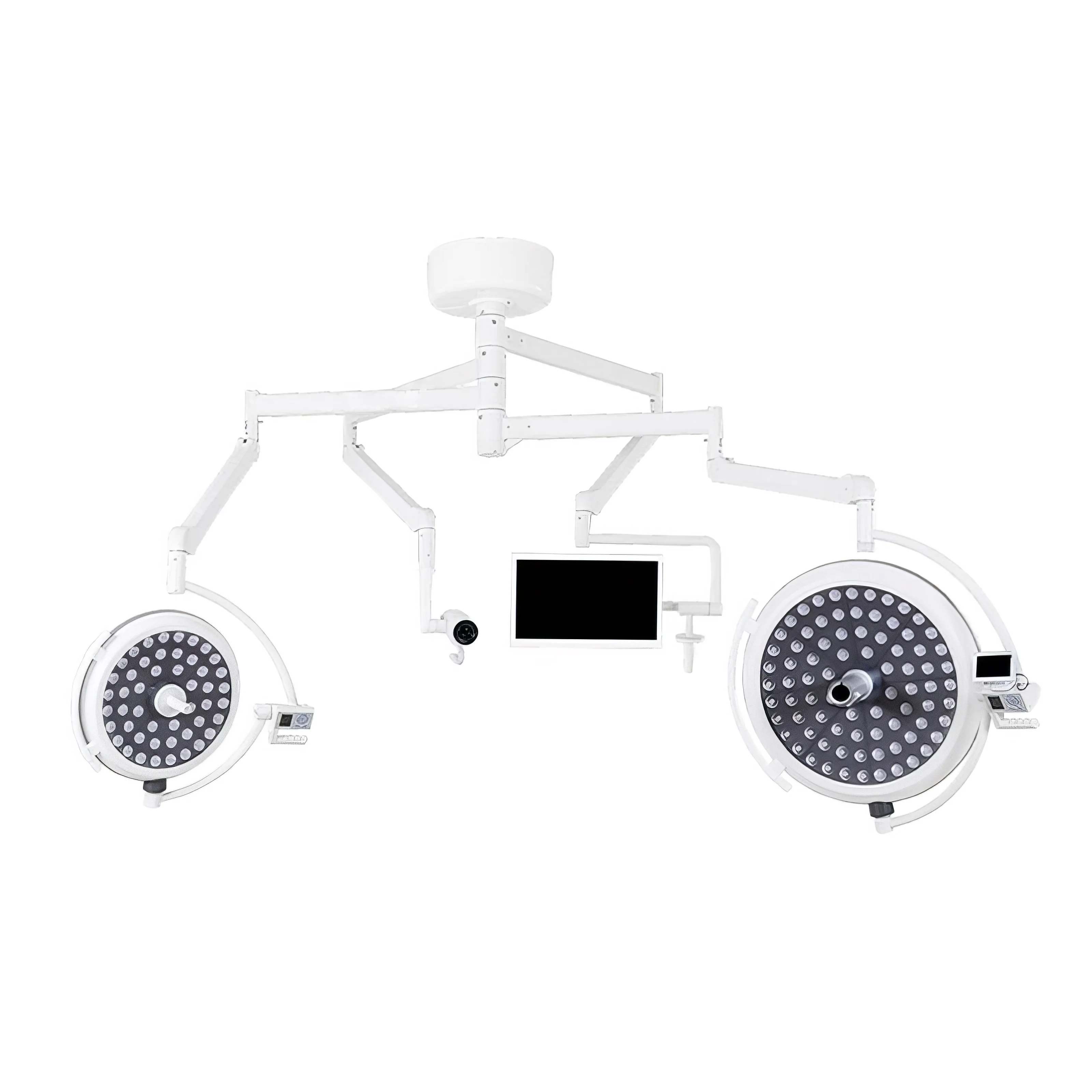 High-performance ceiling hospital shadowless lamp for medical and surgical examinations with  system