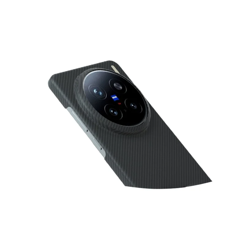 Carbon Fiber Phone Cases for Vivo X200 Pro /X200 Pro Mini /X200 Aramid Carbon Fiber Business Protective Case Hard Shell