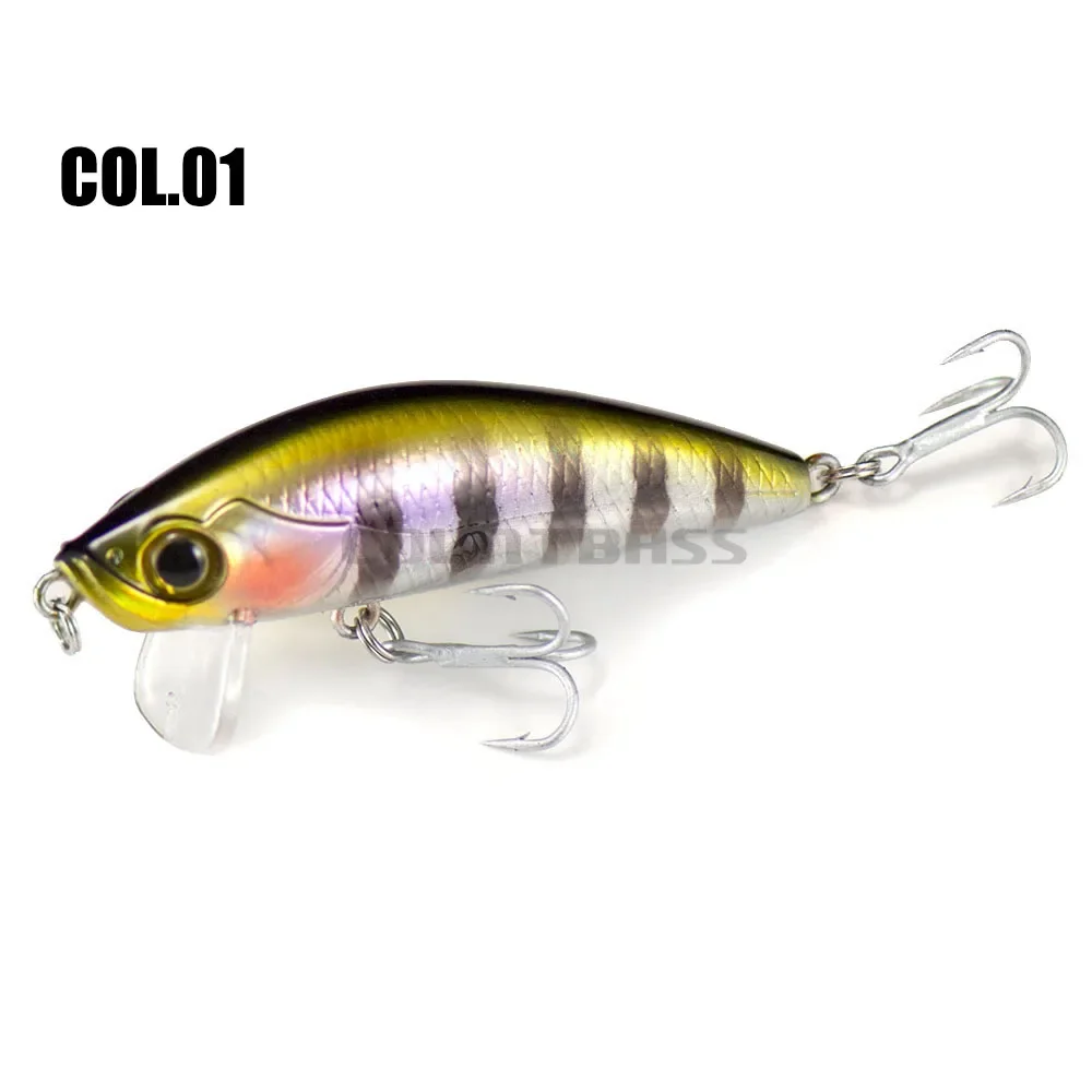 Countbass Floating Minnow 66 mm 6 g Wobbler zum Angeln, Barsch Lachs Forellenangeln Chatterbait Jerk Your Bait Crank Shad