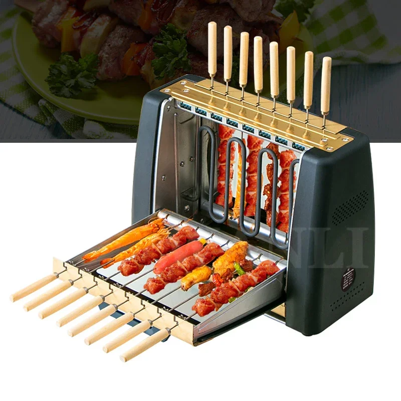 

1200W 220V Household Small Smoke-free Electric Oven Automatic Rotating Kebab Transmission Machine Barbecue Box BDB201901