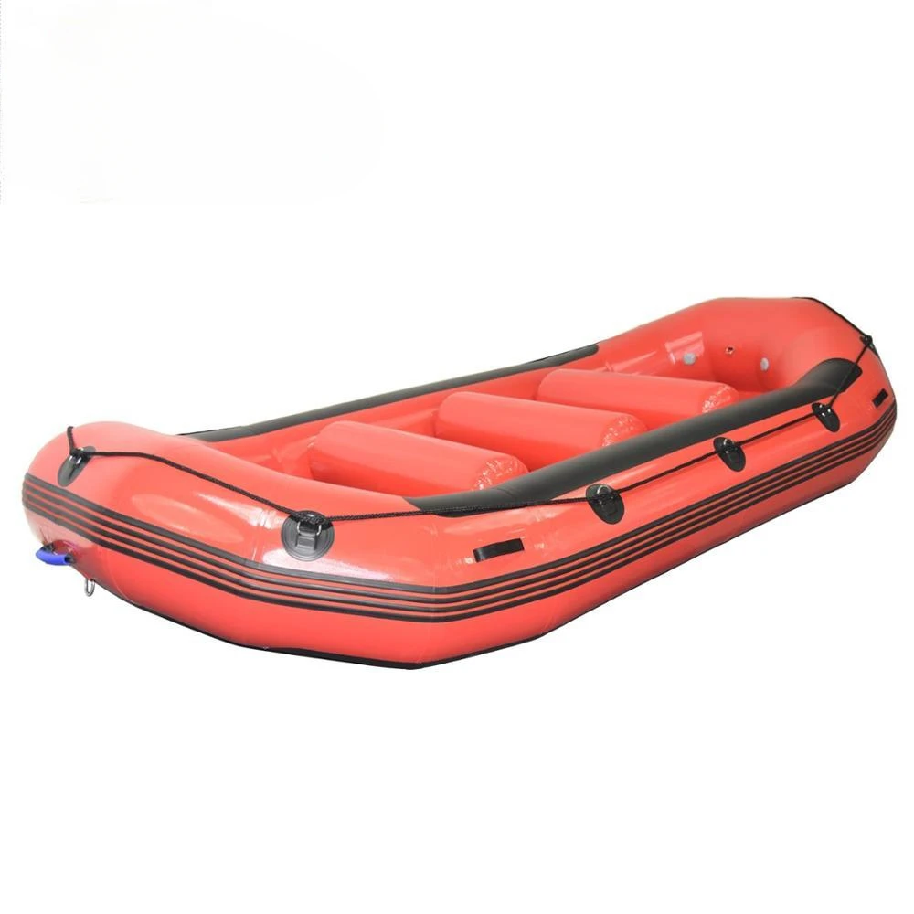 14 feet factory hot selling whole price white water rafting boat inflatable raft for sale