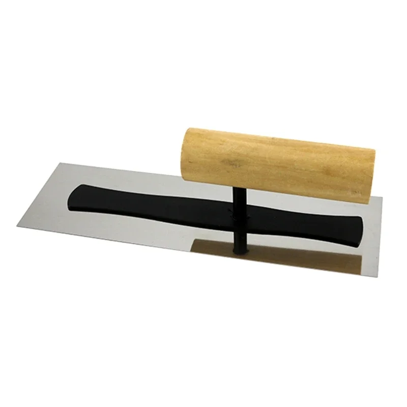 

Anti-rust Stainless Steel Notch Tile Trowel with Wooden Handle Stainless Steel Tile Caulking Trowel Construction