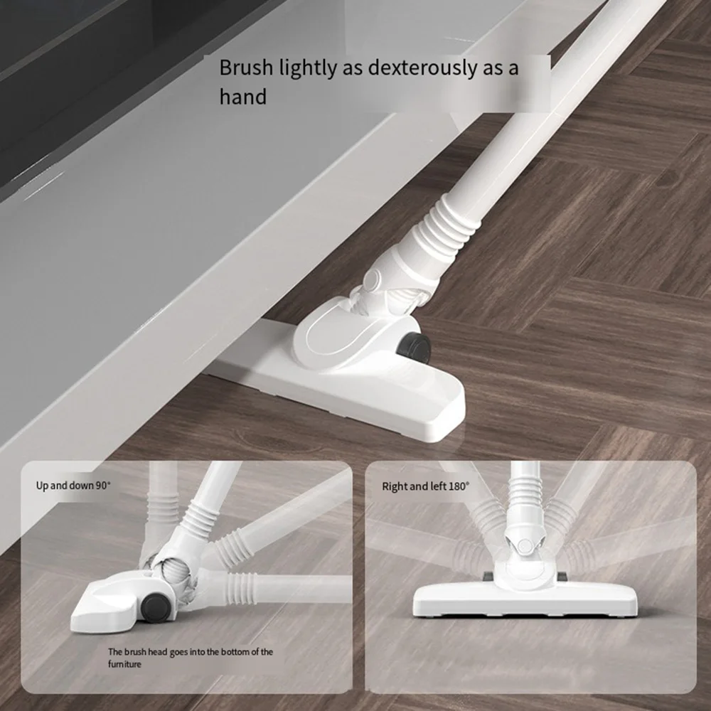 Aspirapolvere portatile lungo 5m, aspirapolvere Plug-in 400W per la casa dell'auto, forte traino di aspirazione lavabile a ciclone