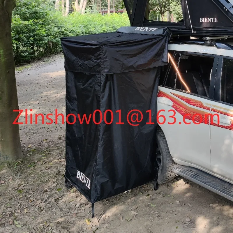 Outdoor Camping Privacy Bathroom Tent Car Side Shower Room with Roof Awning for Roof Rack Toilet Vehicle Shower Tent