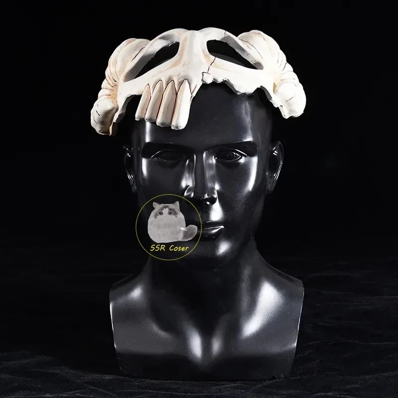 

20151123 Anime Bleach Masks Thousand Year Blood War Neliel Goat Horn Skull Helmet Mask Halloween Cosplay Costume