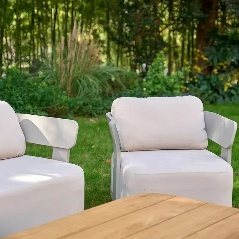 Teak Outdoor Furniture Hotel Luxury Outdoor Furniture Cushion Sofa Outdoor Patio Furniture Sofa Set