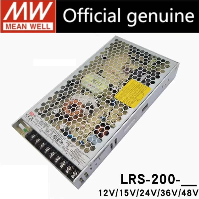 MEAN WELL LRS-200 LRS-200-5 LRS-200-12 LRS-200-15 LRS-200-24 LRS-200-36 LRS-200-48 MEANWELL LRS 200 200W Original und echt