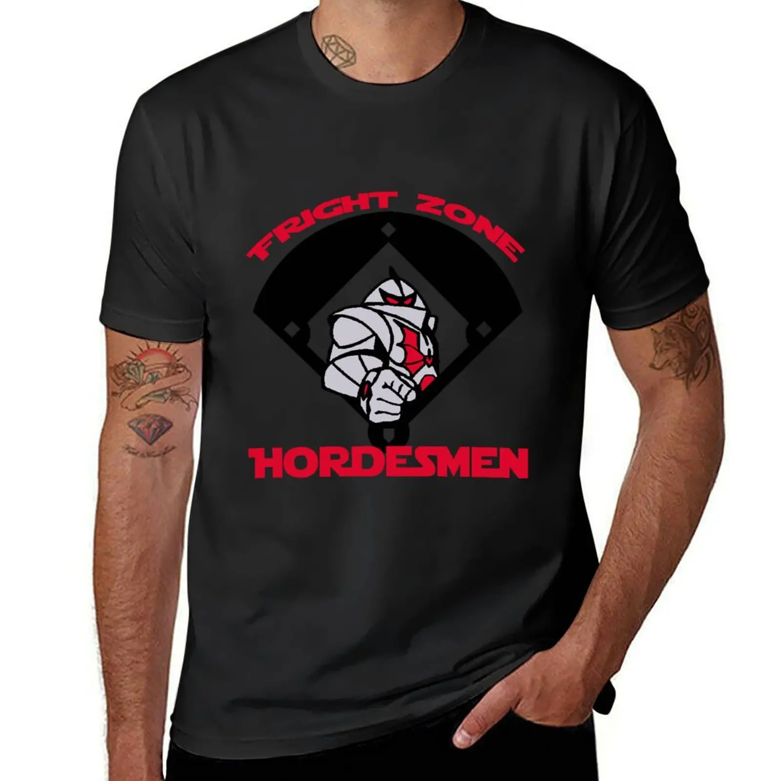 Fright Zone Hordesmen T-Shirt customizeds korean fashion sweat shirts, men