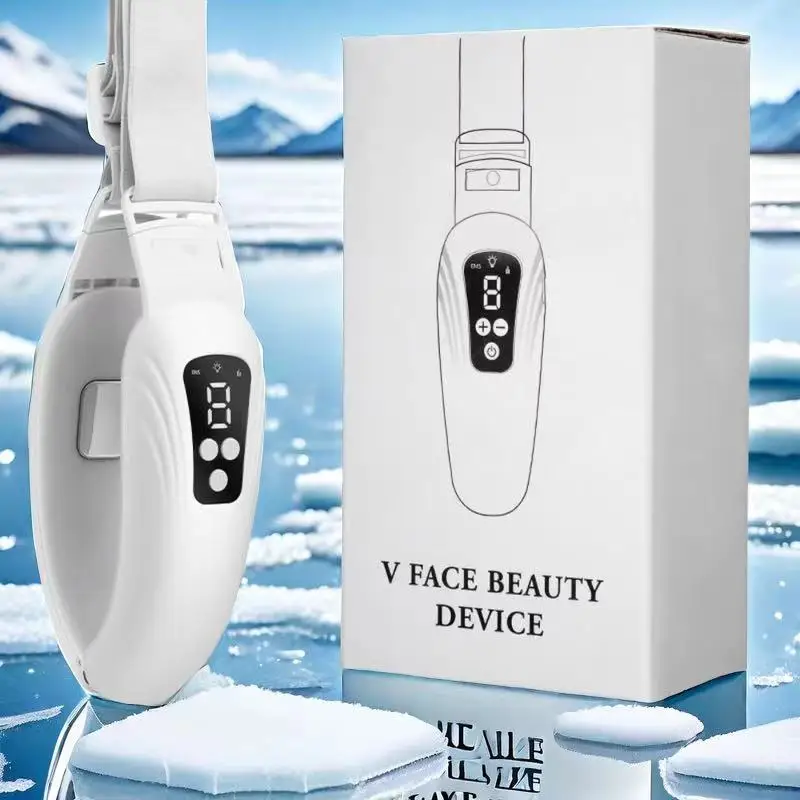 Appareil de Lifting du visage, lumière rouge, rajeunissement de la peau, masseur du visage en V, Double menton, avec télécommande, Instrument de beauté du visage