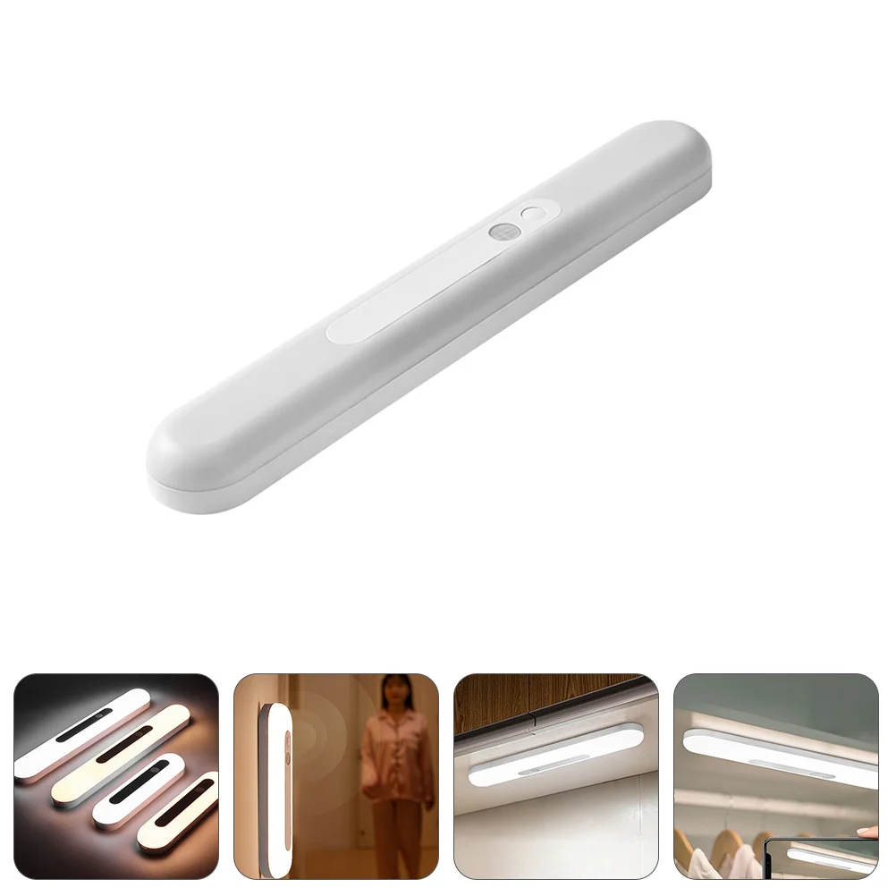 1 قطعة ضوء الاستشعار الذكي Usb قابلة للشحن المغناطيس الذكية الاستشعار ليلة ضوء Led مصباح لغرفة النوم خزانة الدرج الممر الجدار #4