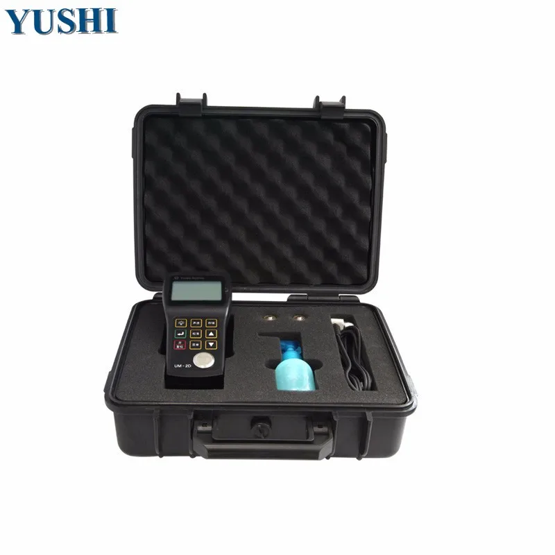 YUSHI UM-2 High Accuracy Thickness Tester Portable Ultrasonic Thickness Gauge for Metal