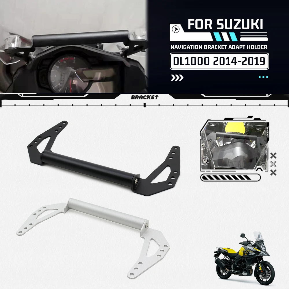 

For Suzuki V-Strom DL 1000 DL1000 ABS 2014-2019 Motorcycle Accessories Front Wireless Navigation Phone Mount GPS Mount Bracket