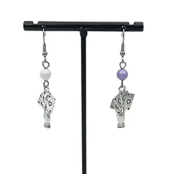 Casino manager Sigma inspired earrings anime jewelry bungou stray dogs