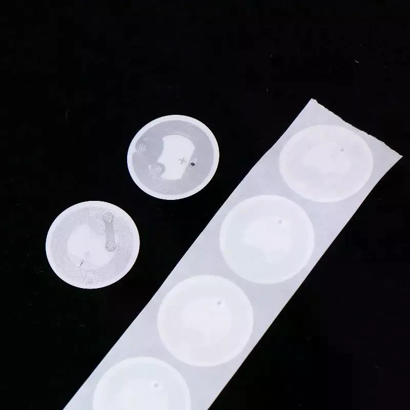 10Pcs RFID Tags Stickers Ntag215 NFC Tag 13.56MHz ISO14443A Sticker Phone Available RFID Adhesive Label