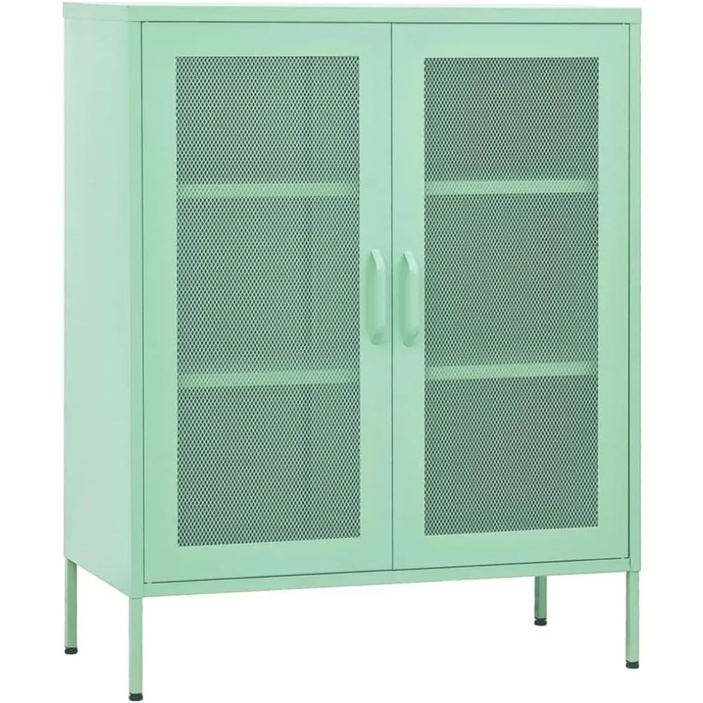 خزانة تخزين فولاذية ذات رف قابل للتعديل، خزانة كتب ضيقة بالنعناع لغرفة المعيشة، المطبخ، الحمام، تنظيم معدني 31.5 × 13.8 × 40 #3