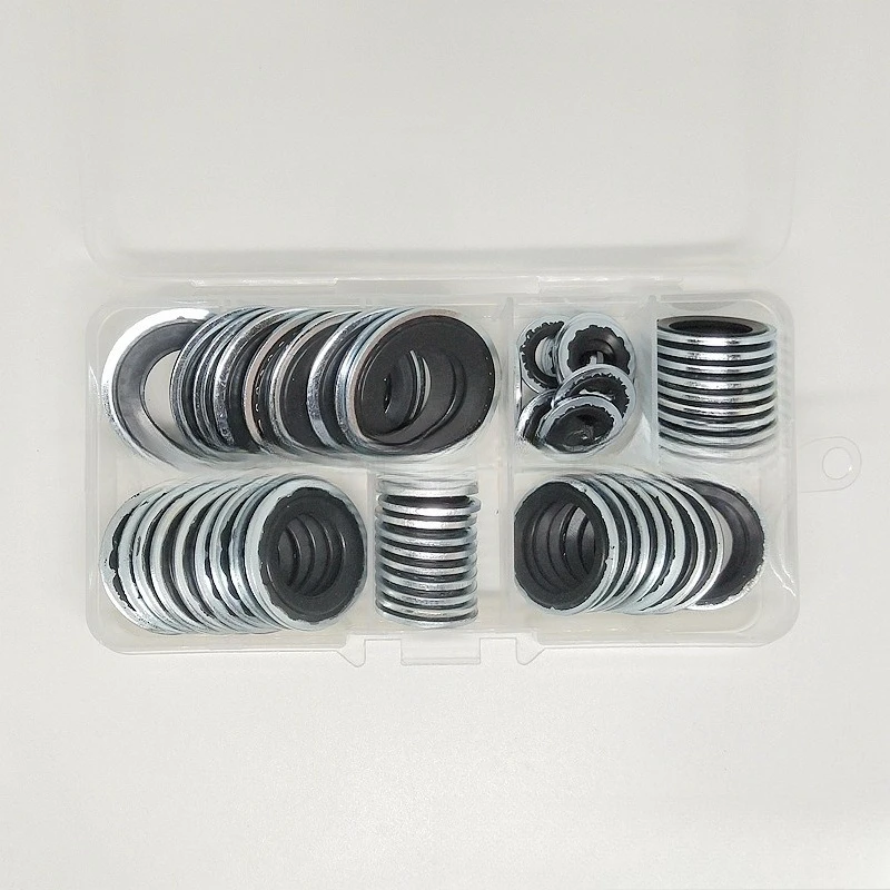 

30pcs Sealing Gaskets for Automotive Air Conditioning Systems, Expansion Valve Gaskets, Pipe Head Gaskets, Compressor Gaskets